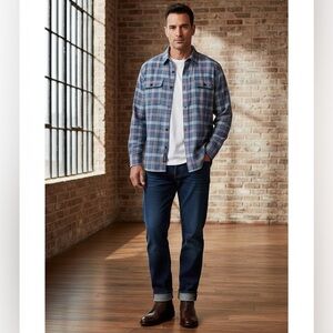 NWT Men’s Lucky Brand Classic Fit Flannel